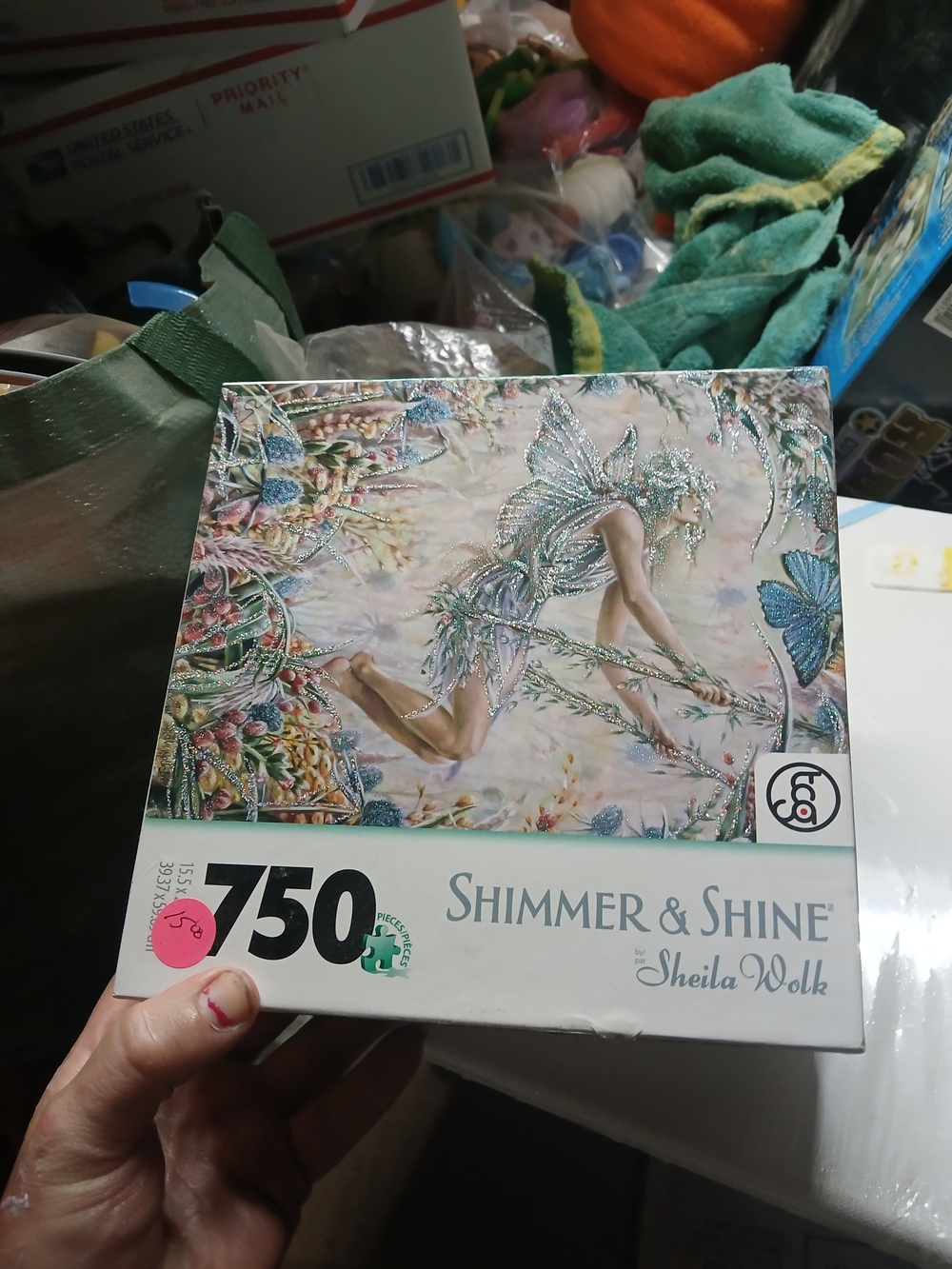 Shimmer & Shine Puzzle — Sheila Wolk Artwork (White)